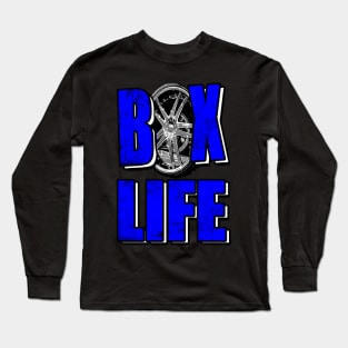 Box Life Blue Long Sleeve T-Shirt